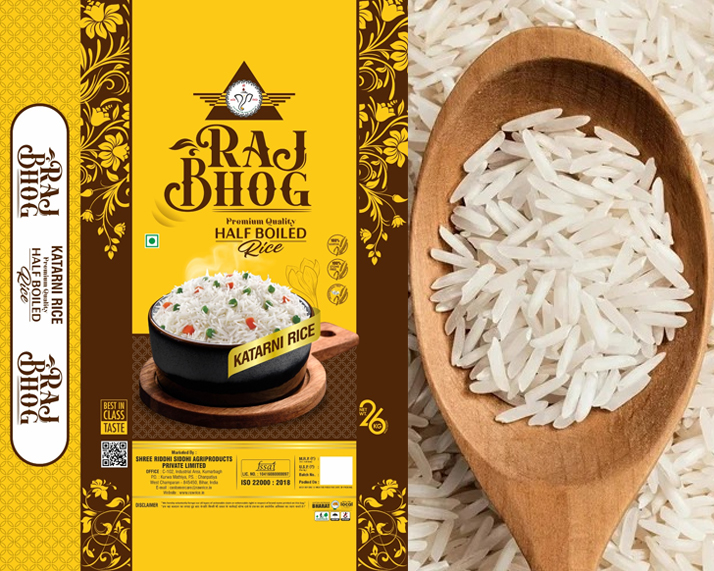 Raj Bhog Katrni Rice Half Boiled 